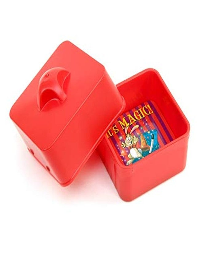 MilesMagic Magical Candy Box (RED) Magician's Sweet Candies Production Pan Mystery Appear Any Small Objects or Props Real Mentalism Magic Trick - Image 2